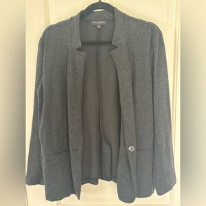 Banana Republic Gray Open Front Sweater Blazer Women’s Large
